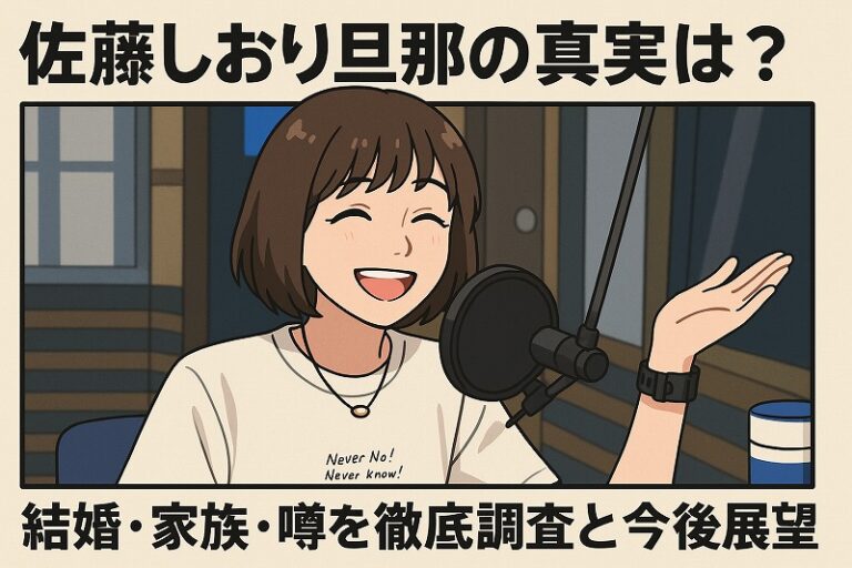佐藤栞里旦那の真実は？結婚・家族・噂を徹底調査と今後展望