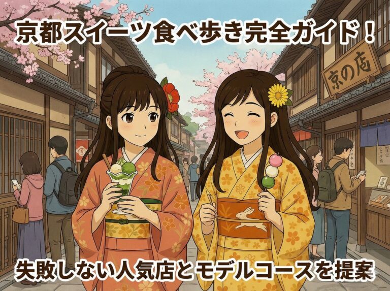 京都スイーツ食べ歩き完全ガイド！失敗しない人気店とモデルコースを提案