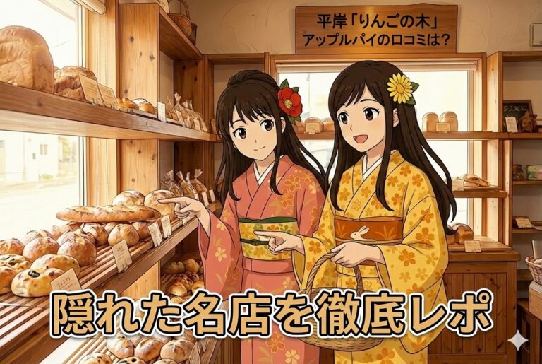 平岸「りんごの木」アップルパイの口コミは？隠れた名店を徹底レポ｜パン屋さんで選ぶ着物姿のここみとみやび"