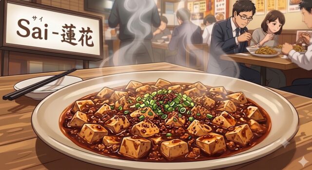 中華料理店「Sai蓮花」の熱々で本格的な麻婆豆腐